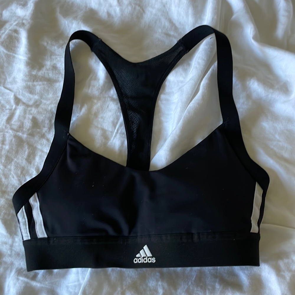Adidas sports bra black